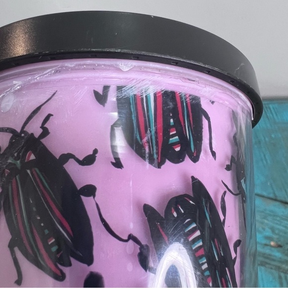 Starbucks Beetle Tumbler Bug Roach Pink Missing Straw HTF Rare Flawed - Picture 10 of 13